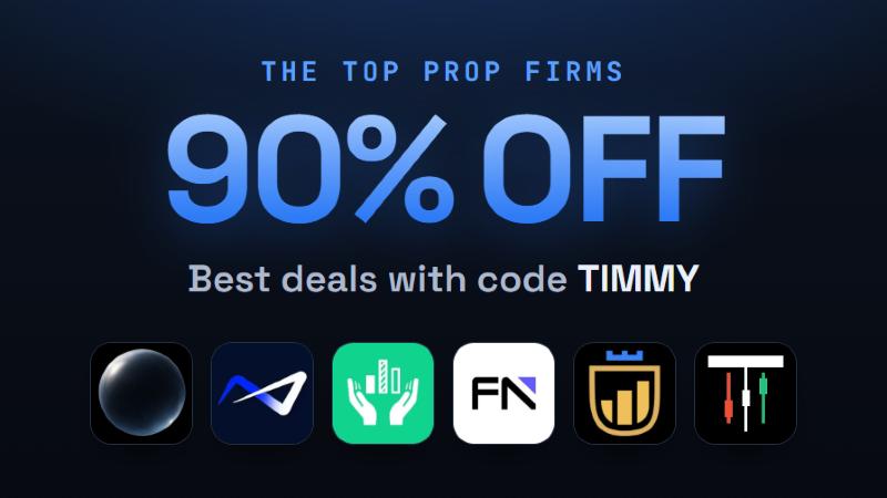 The best prop firm deals with code TIMMY